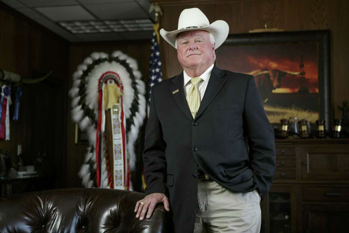 Texas Agriculture Comissioner Sid Miller in his offices in Austin Texas, Noverber 21, 2016.