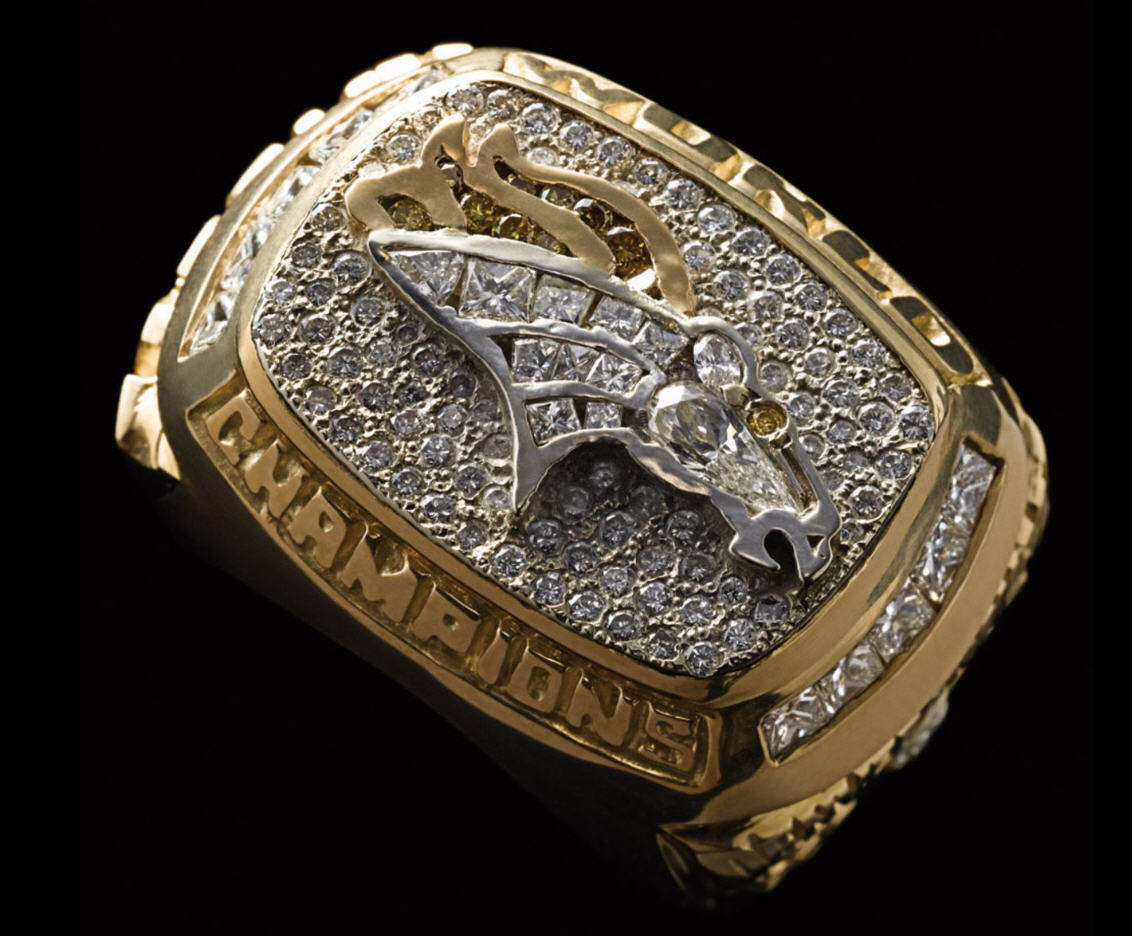 1998 broncos super bowl ring