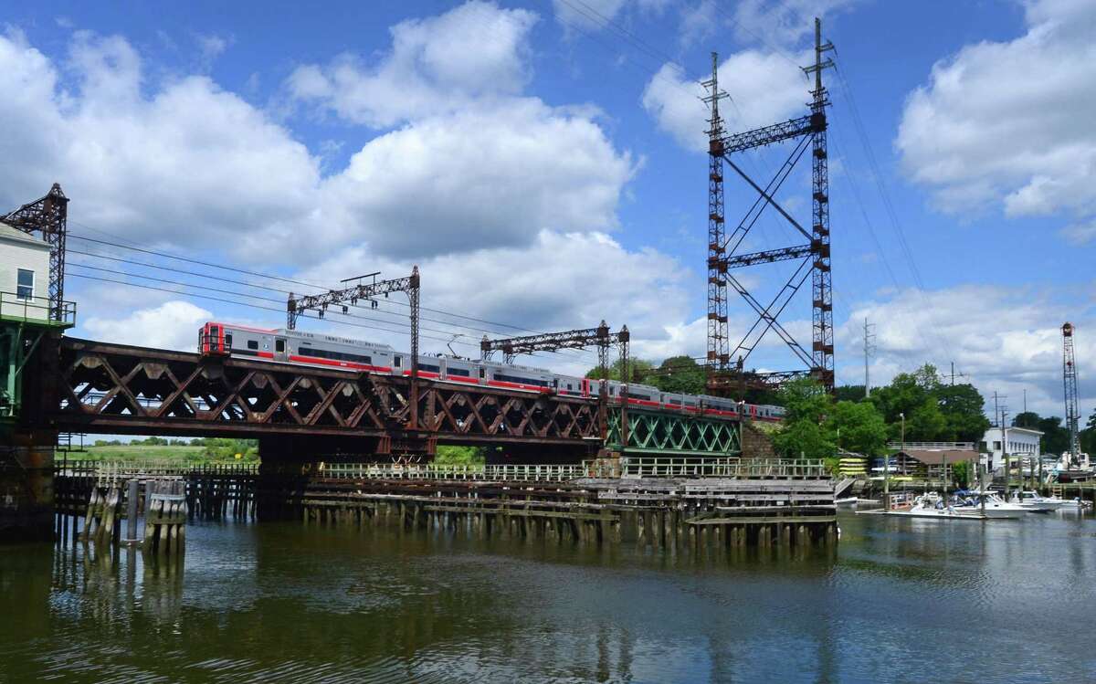 FILE: The aging Metro-North Walk Bridge in Norwalk, Conn. Connecticut Governor Dannel Malloy agreed to divert $50 million in promised sales tax revenue from transportation projects which aimed at reducing congestion on overcrowded highways and rebuild aging bridges to close a nearly $1 billion deficit in the 2017 budget.