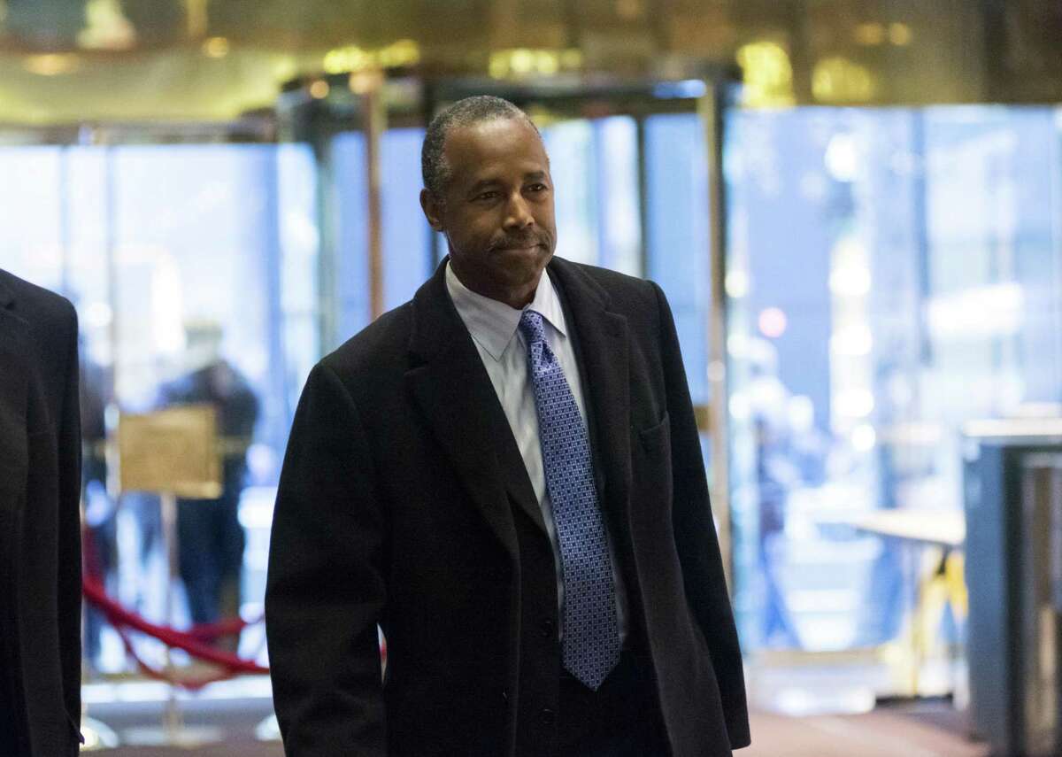 Ben Carson arrives in the lobby of Trump Tower in New York. A reader defends Carson against critics who say President-elect Donald Trump chose the wrong man to be secretary of Housing and Urban Development.