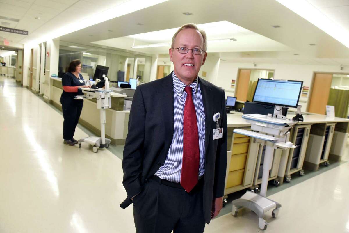 CEO Paul Milton in the new emergency care wing on Tuesday, Oct. 25, 2016, at Ellis Hospital in Schenectady, N.Y. (Cindy Schultz / Times Union)