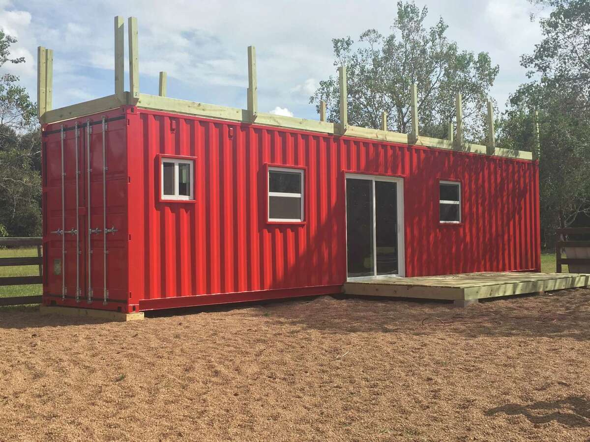 Jon Meier, owner of Backcountry Containers, builds tiny homes out of 20- and 40-foot-long shipping containers.﻿