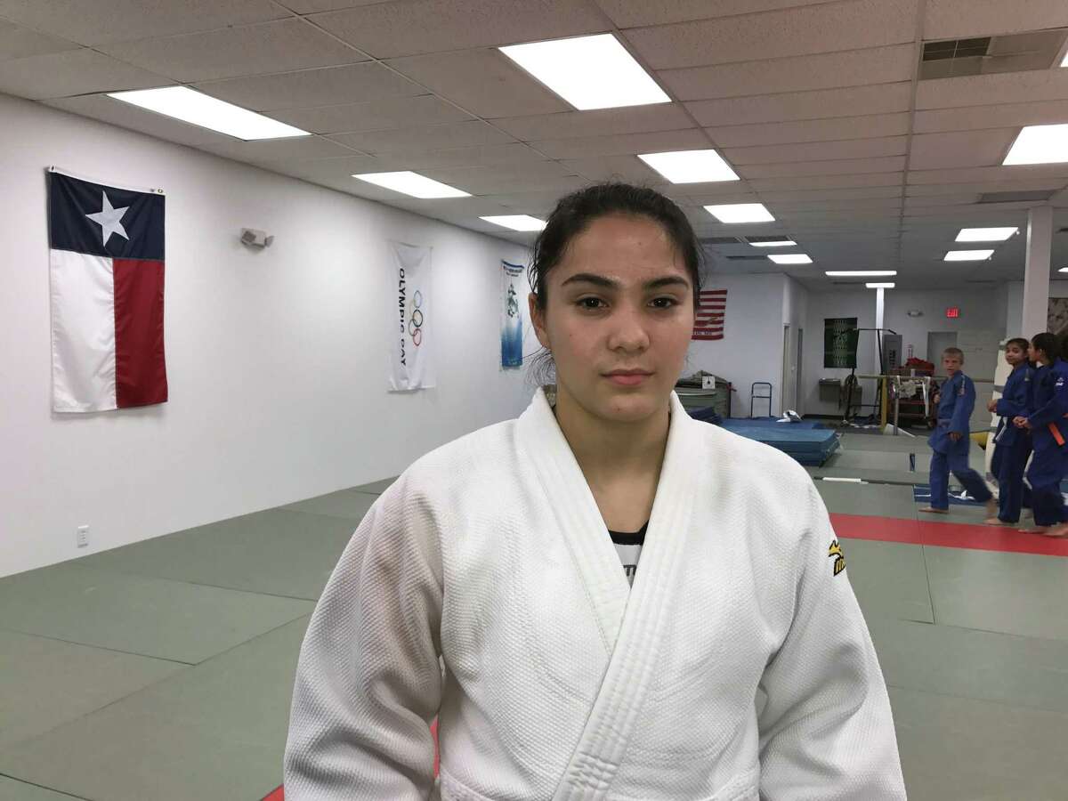Mariah Holguin, 16, a Johnson junior, took up Judo five years ago. Today, coached by Jim Hrbek, she is the national champion in two age divisions