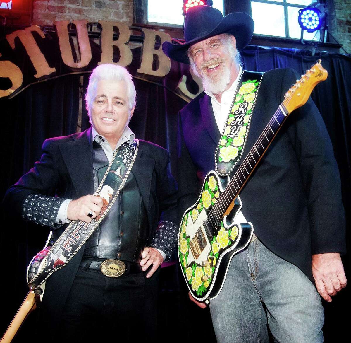 The new duo Dale & Ray includes honky-tonkin' Dale Watson (left) and western swing band leader Ray Benson