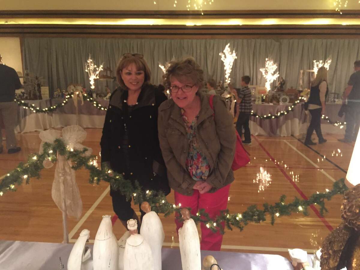 Nativity Festival:  Janice Schooler, left, and Gwen Taylor