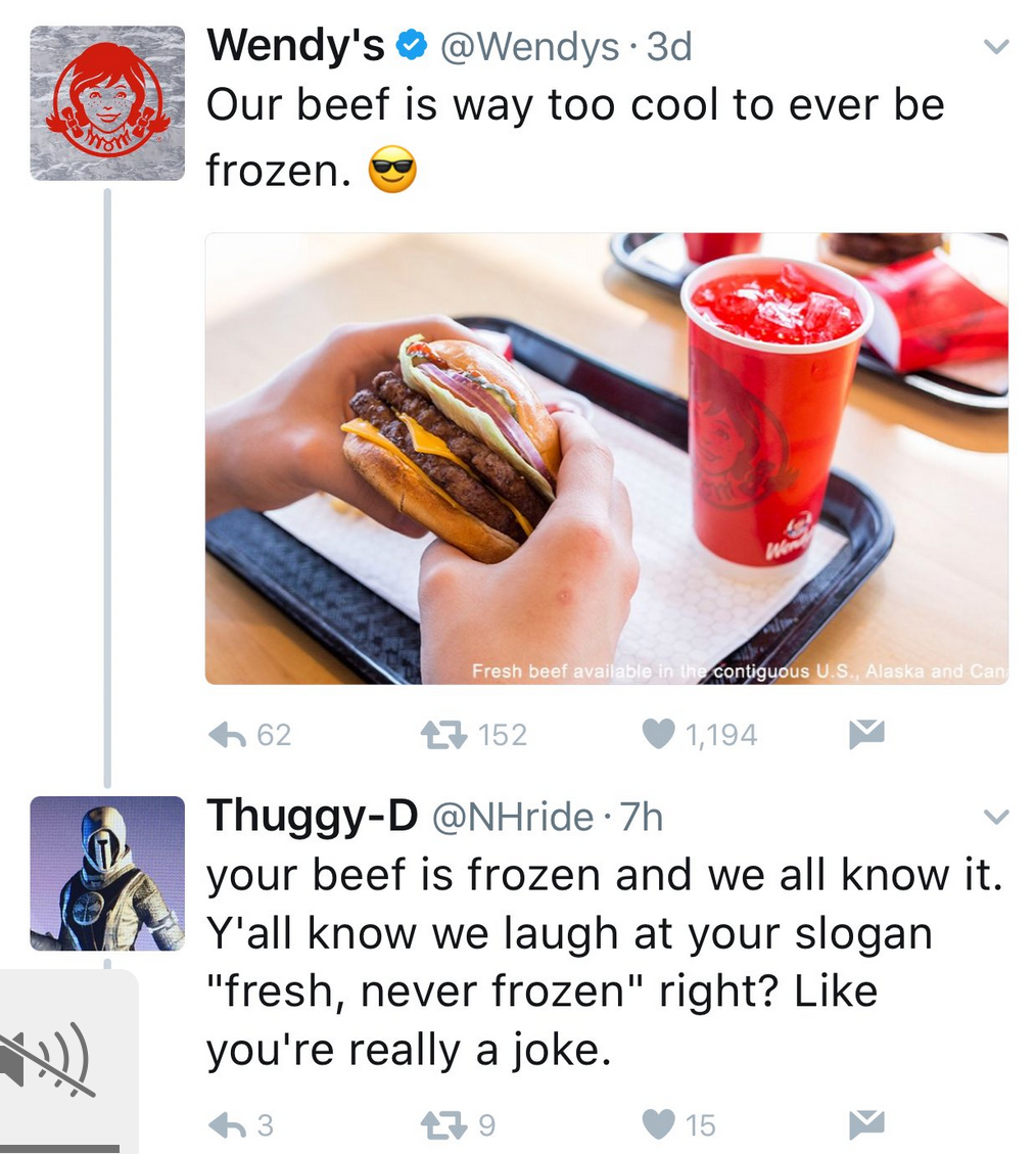 Wendys Social Media Hilariously Shuts Down User Trying To Start Beef 