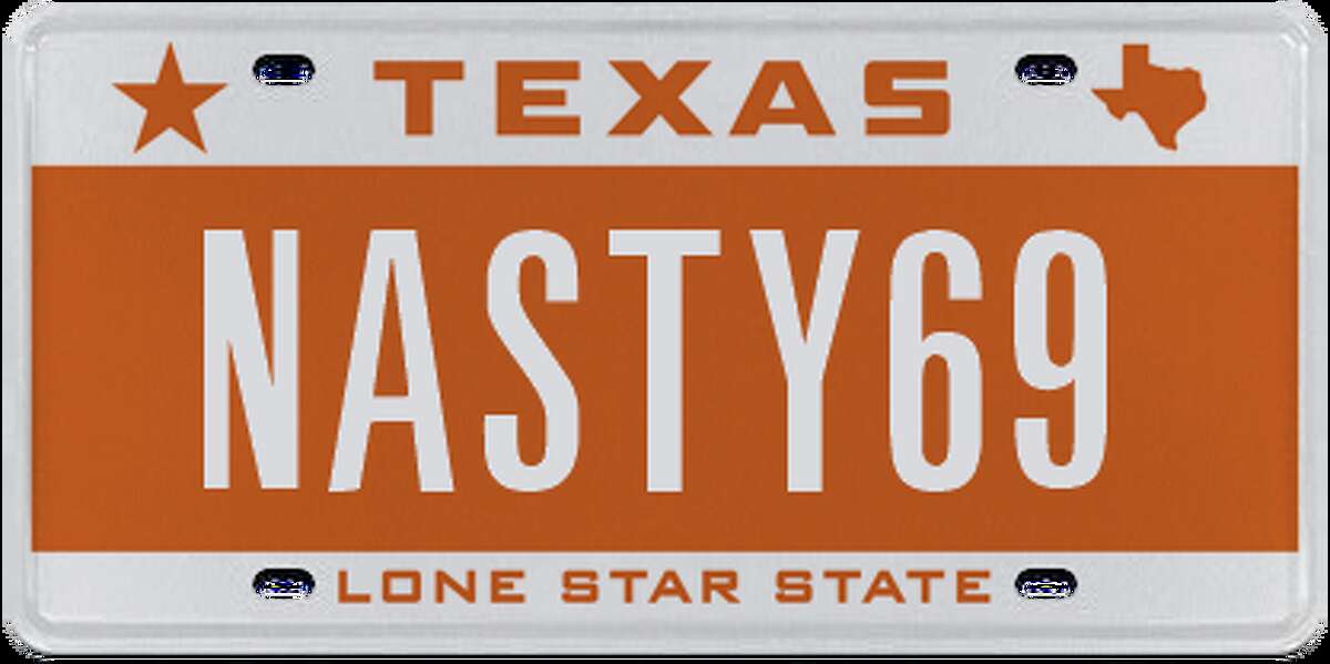 Licence plates rejected by the Department of Motor Vehicle in October, November.