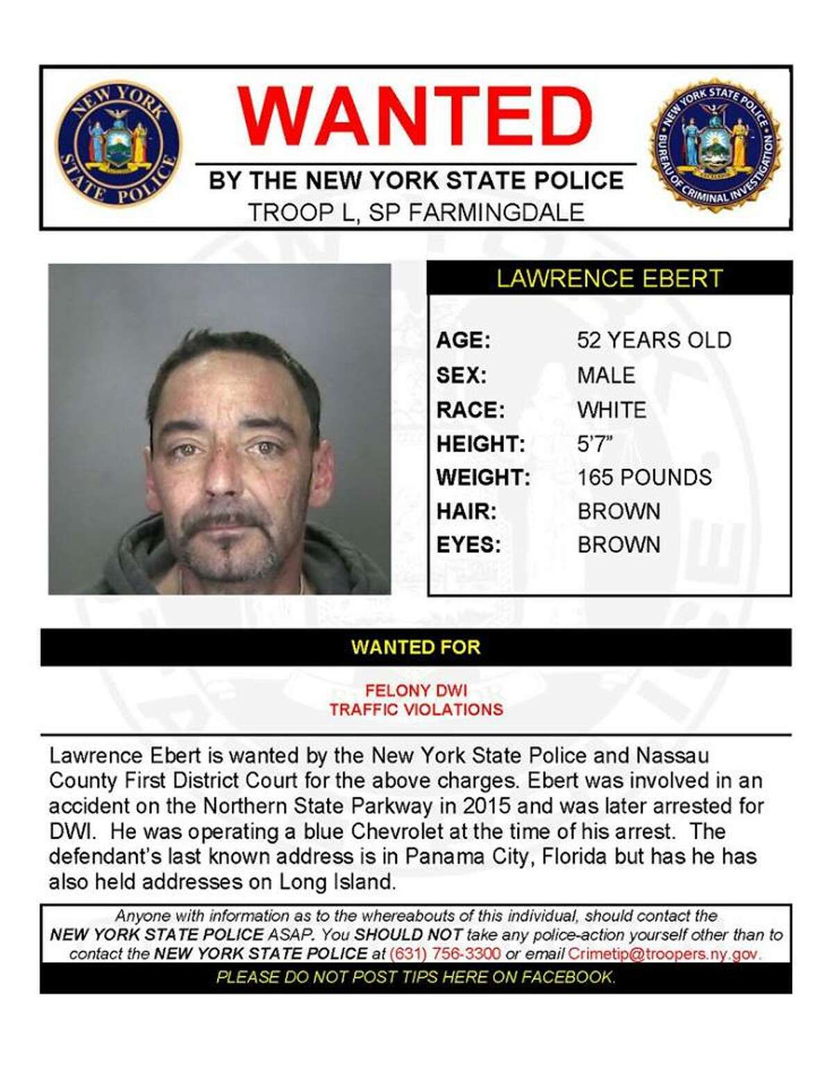 New York State Police, Saratoga Asking; You Know This Person?