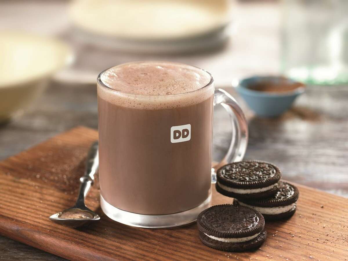 Dunkin' Donuts doubles up on the flavor with its Oreo Hot Chocolate.