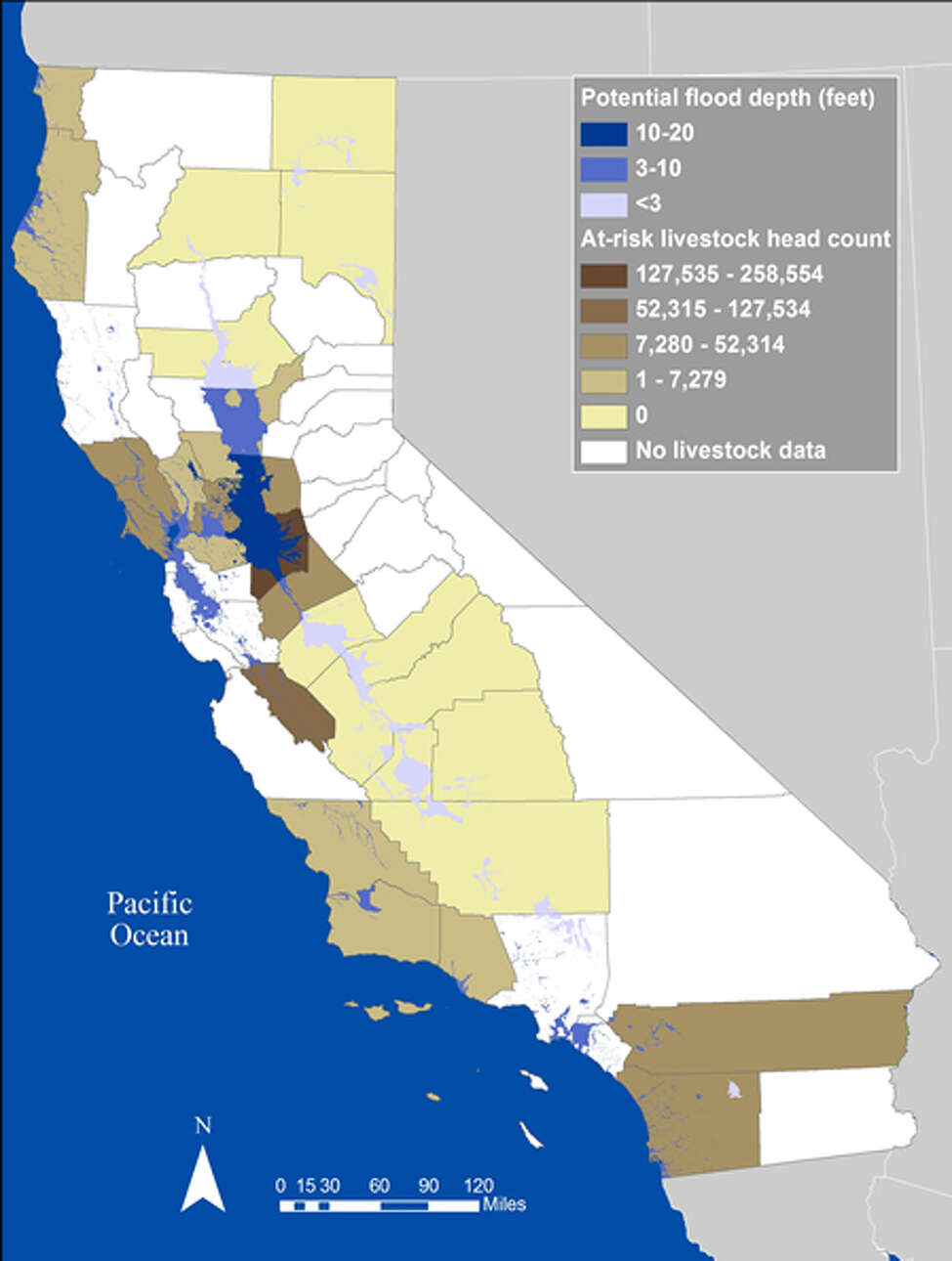 Worst floods in the Northern California history