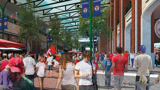 Texas Rangers New Stadium Rendering