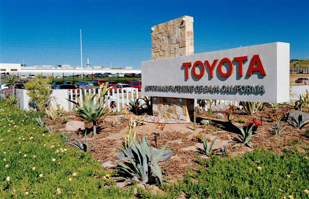 A Tacoma midsize pickup factory near the California border, shown here, and a Mazda Motor Corp. plant supplying Yaris and Yaris iA small cars produced a combined 6.6 percent of Toyota’s total North American production in 2016.