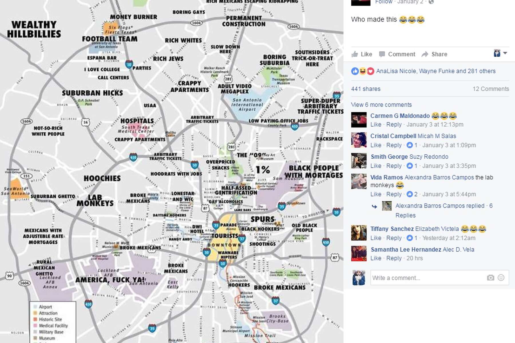 Judgemental Map Of Austin Creator Of Viral 'Judgmental' S.a. Map Speaks Out On Controversy