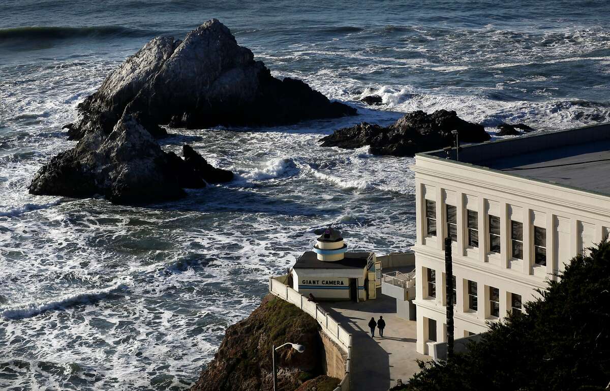 The National Park Service announced its search for a new lease holder for the Cliff House, the immortal restaurant (which was twice destroyed by fire) at Ocean Beach overlooking the Sutro Bath ruins, as well as the Lands End Lookout Café. Photo: The view of the Cliff House and Seal Rock from the top of Sutro Heights Park on Friday Jan. 4, 2013, in San Francisco, Calif. Native Son looks at the many charms of the Sutro Heights Park.