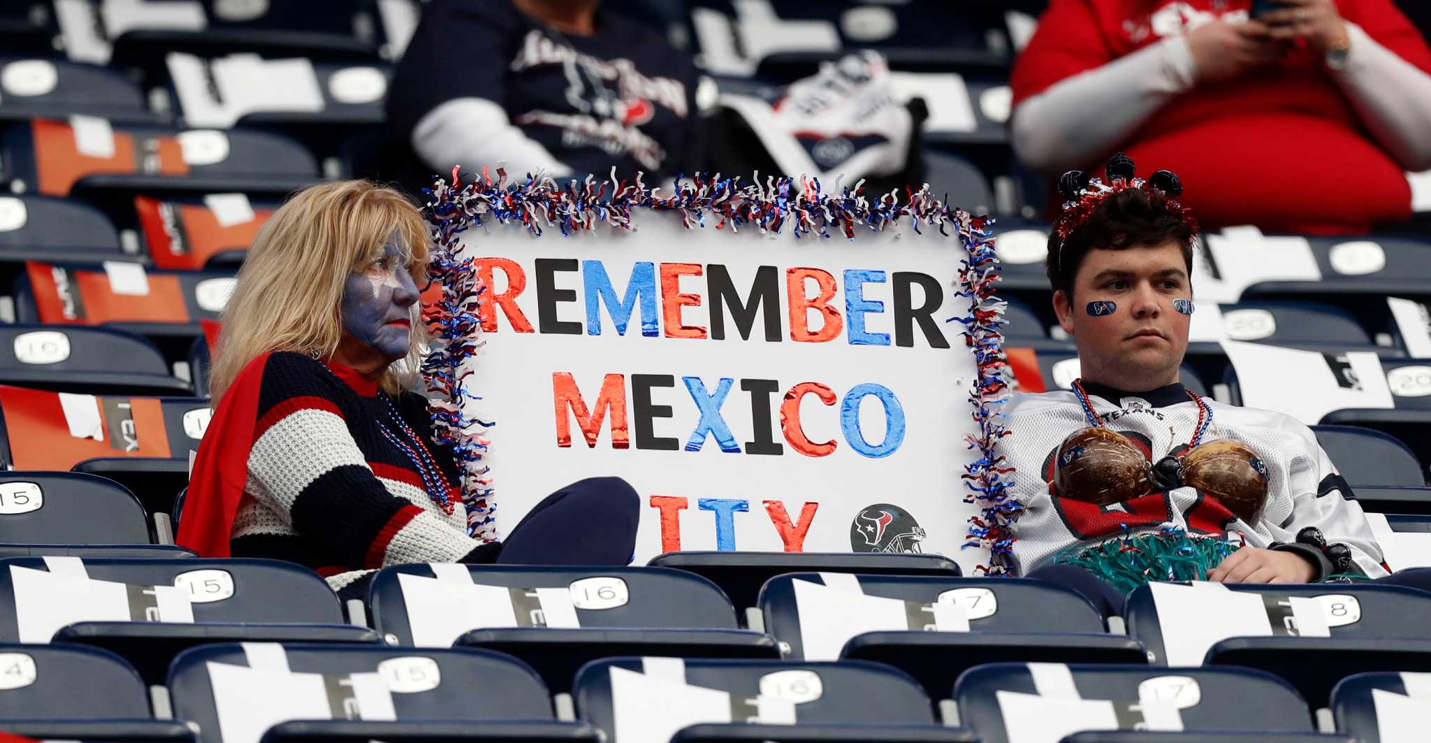 Houston Texans fans in Mexico City