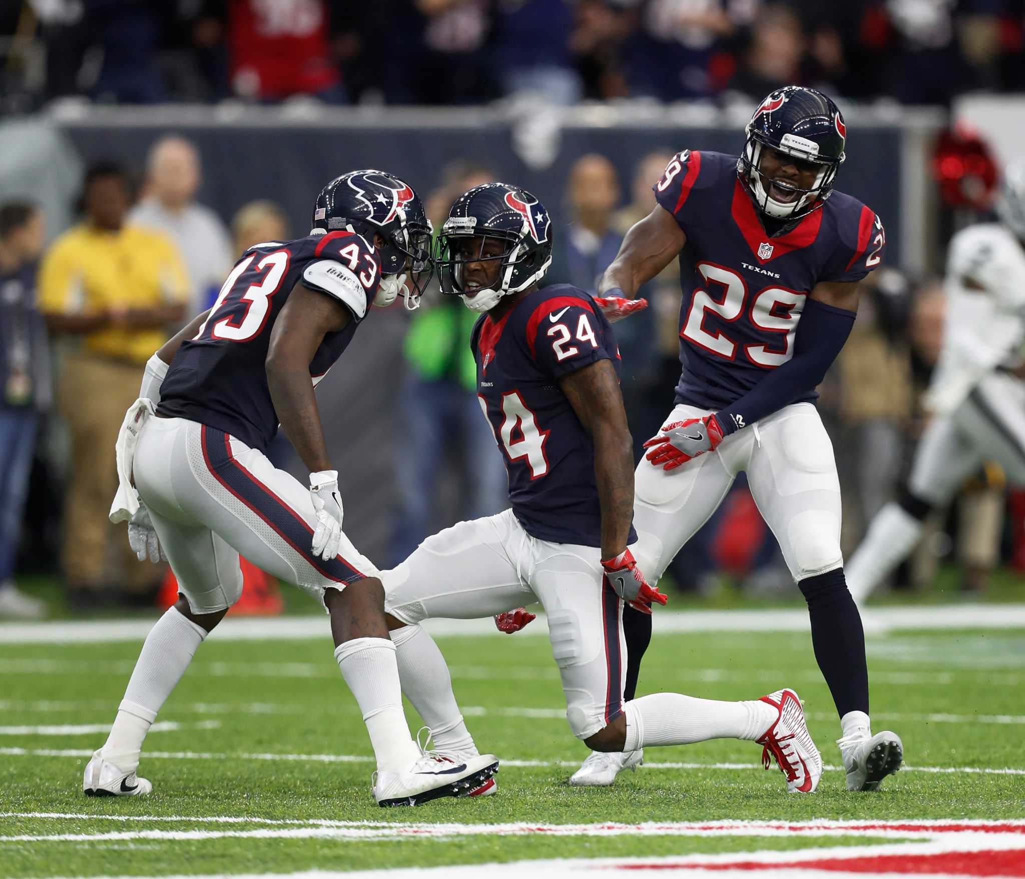 A.J. Bouye, unheralded no longer, highlights Texans' strong