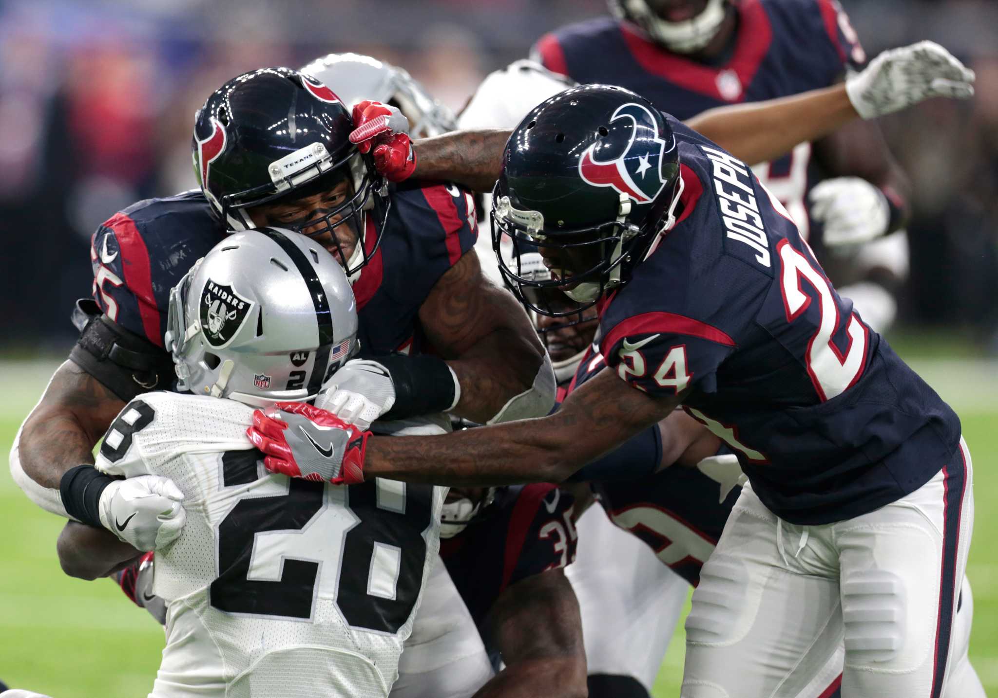 A.J. Bouye, unheralded no longer, highlights Texans' strong