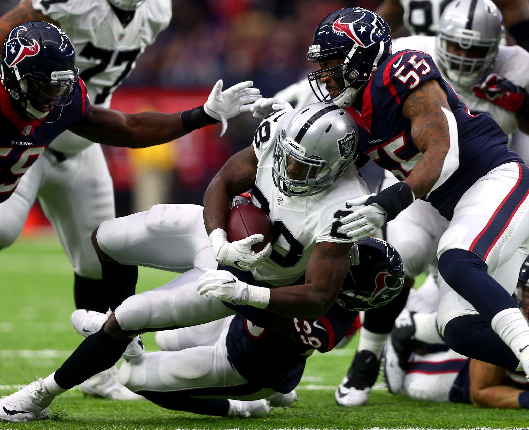 A.J. Bouye, unheralded no longer, highlights Texans' strong