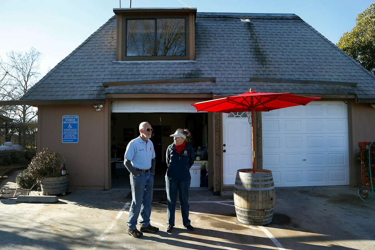 Stew and Barb of Lauterbach Cellars in Windsor, Calif., on Thursday, January 5, 2017.