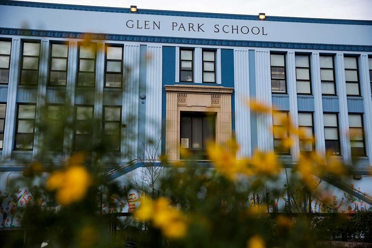 The exterior of Glen Park School is seen, in San Francisco, Calif., on Monday, Jan. 9, 2017.