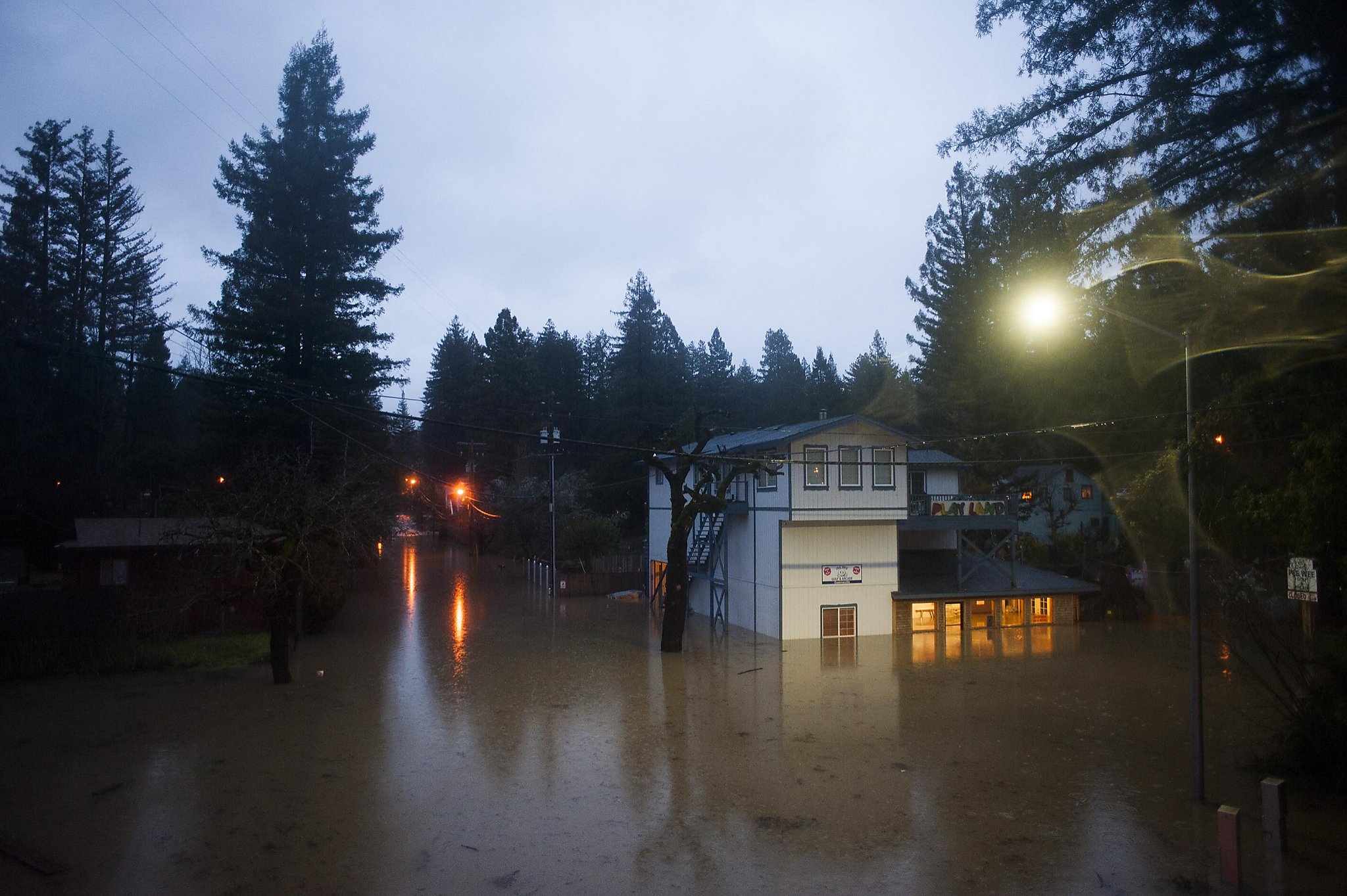 American Canyon Road Closed Due To Flooding