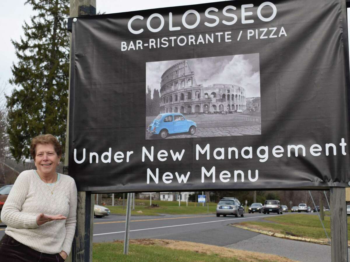Spectrum/Il Colosseo on Route 202 in New Milford is celebrating recent renovations and a new manager and chef. Above is restaurant owner Rosalia Des Biens. December 2016