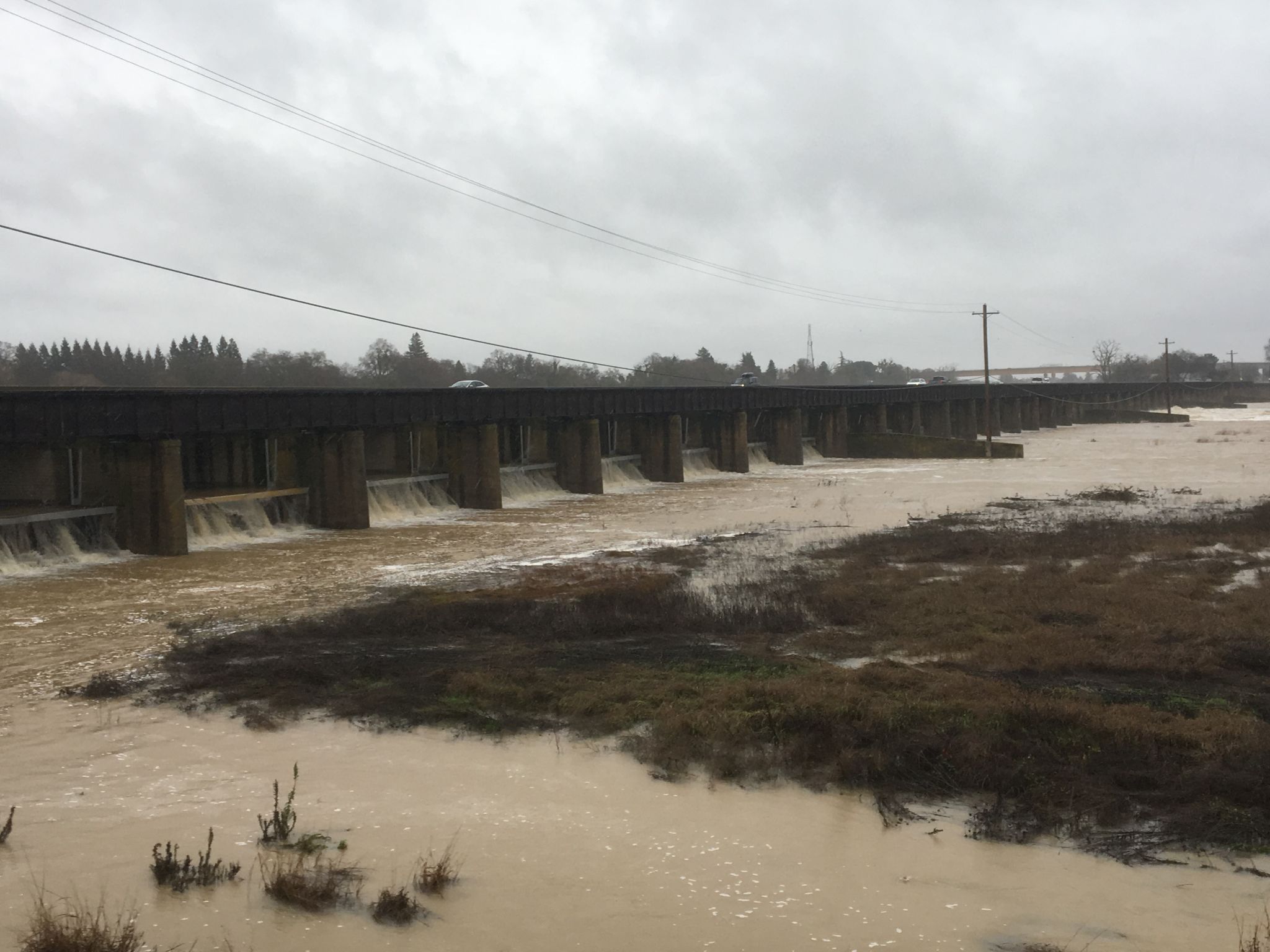 Flooded Yolo Bypass looks like an ocean for the first time in a decade