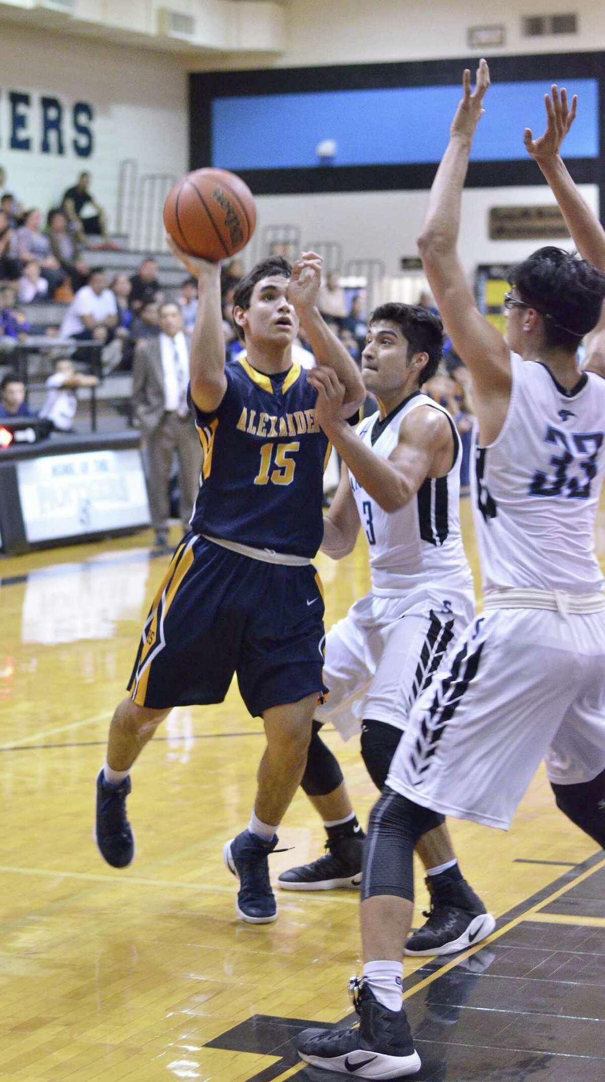 Alexander hosts United South at 7 p.m Tuesday. The Bulldogs rallied for a 69-67 overtime victory in the first round.