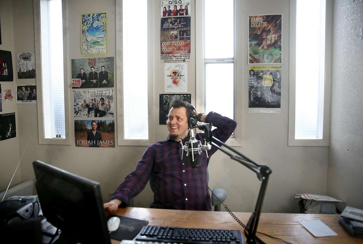 President and engineer Keith Leitch of kkpm.tv and Broken FM shows his broadcast station on Wednesday, January 11, 2017 in Santa Rosa, Calif.