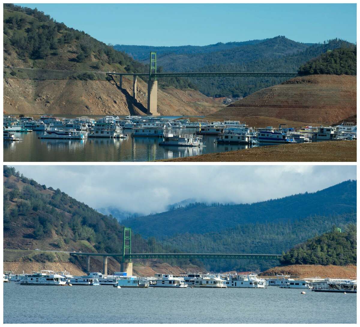 Beforeandafter photos show California storm's insane impact on water