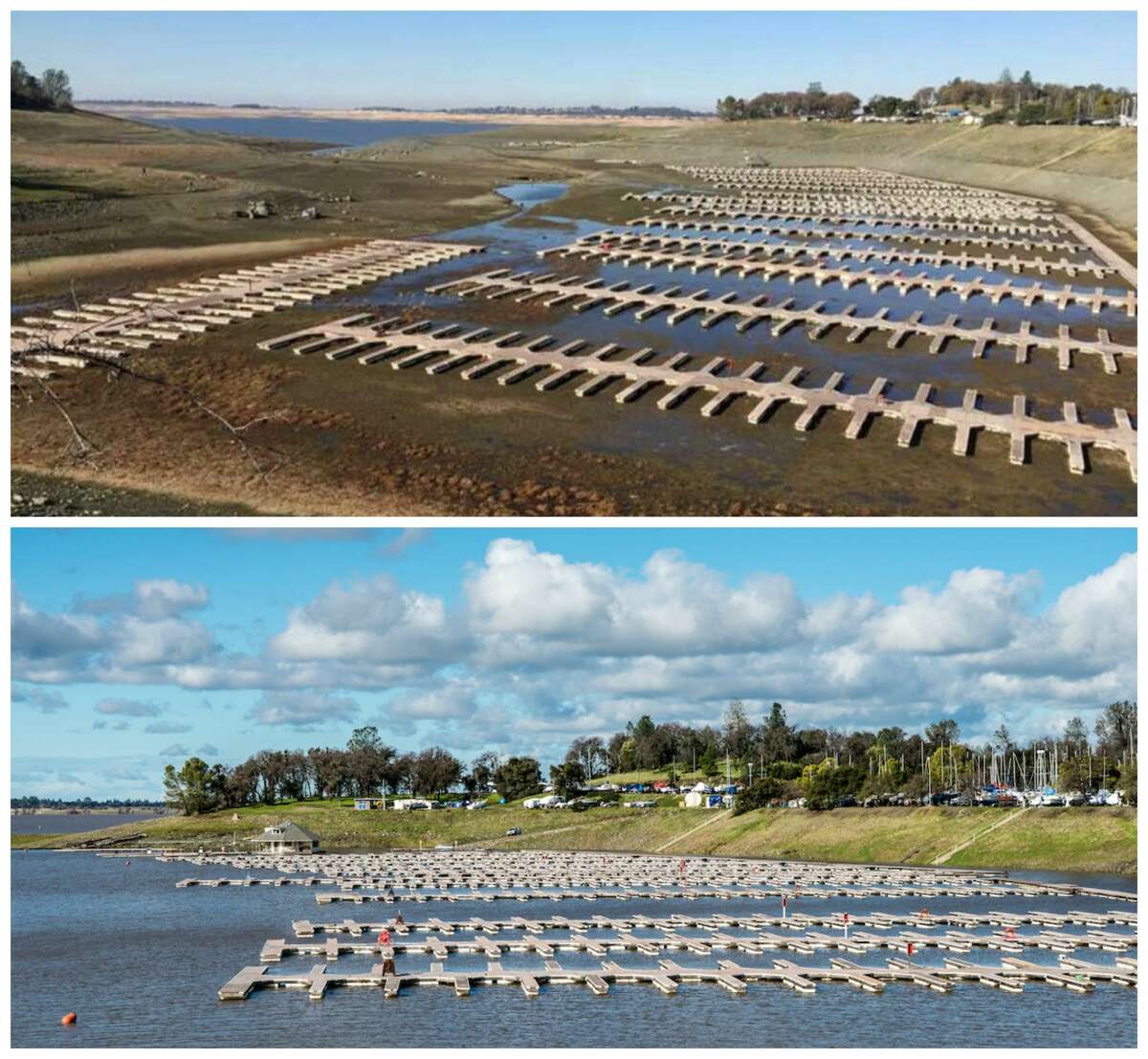 Before And After Photos Show California Storms Insane Impact On Water