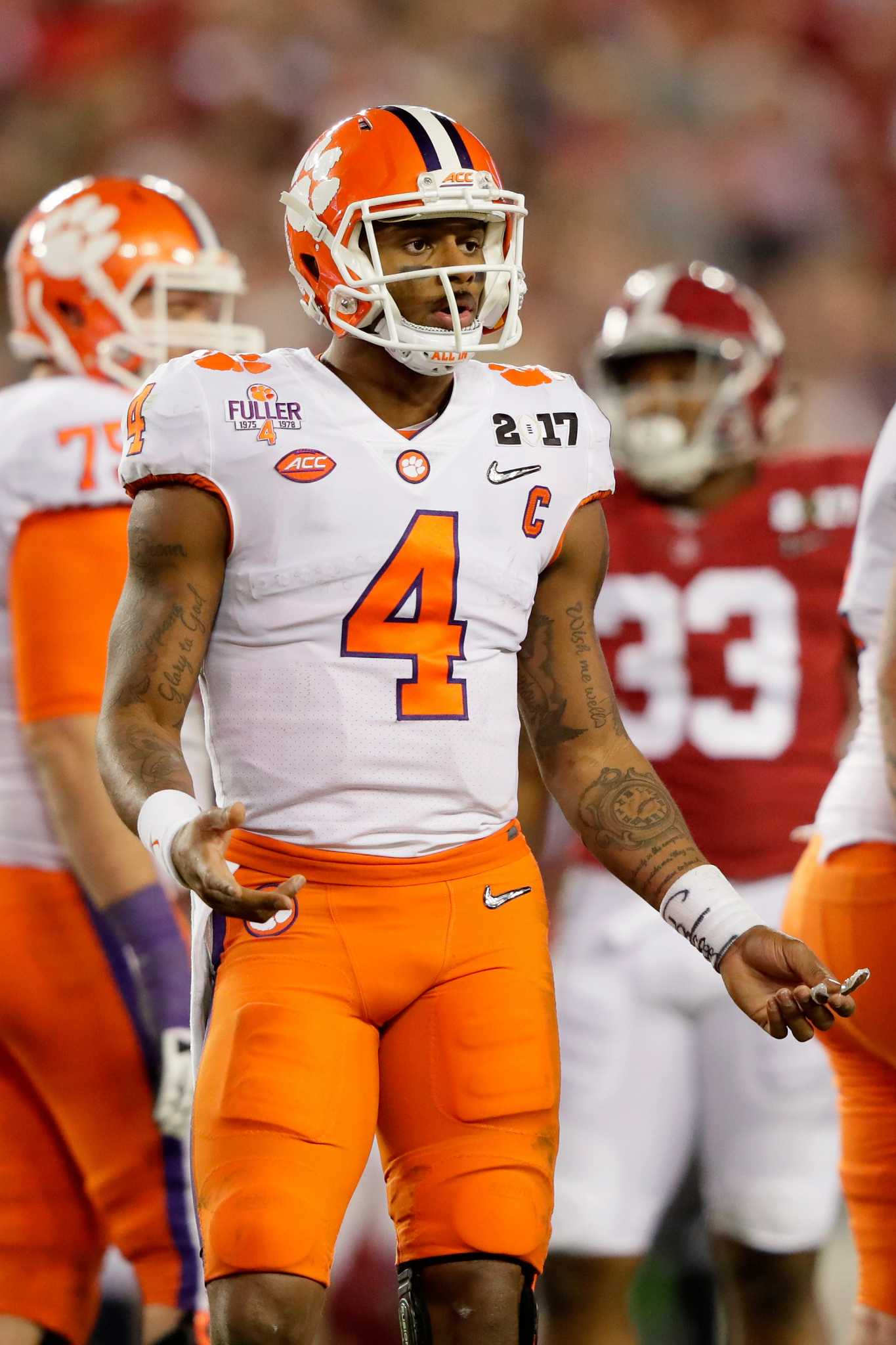 Deshaun Watson Salutes Clemson Football History, Steve Fuller With