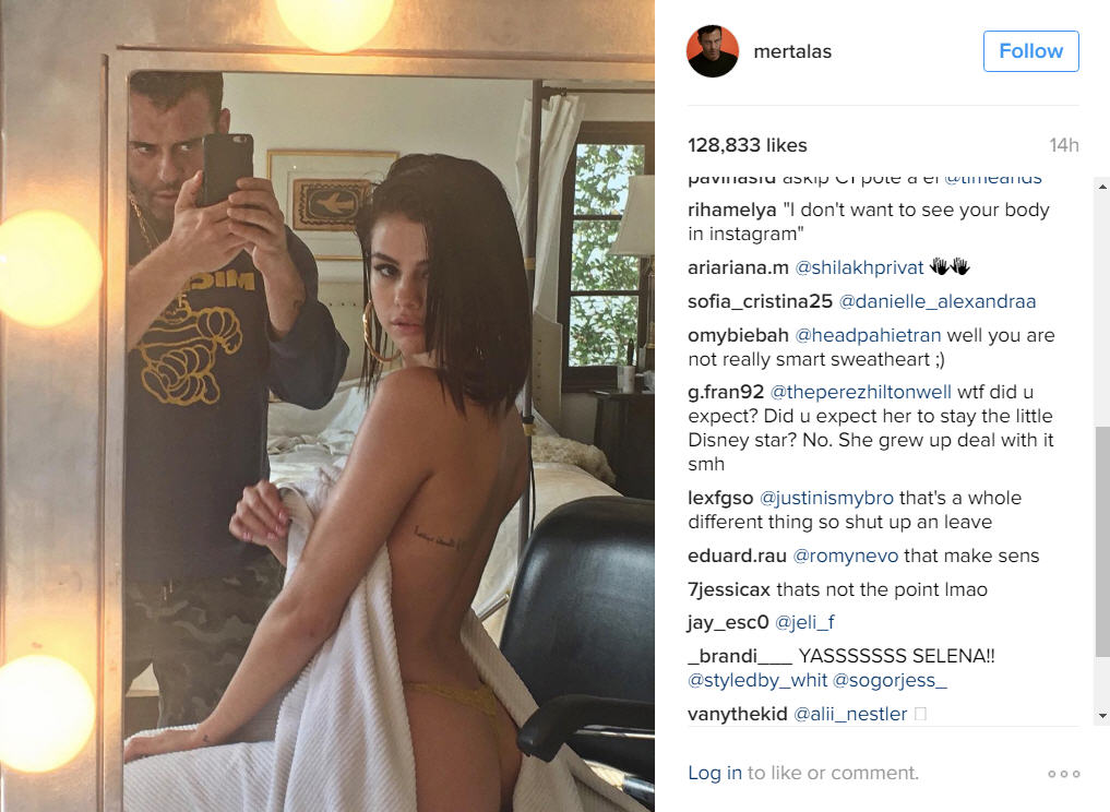 Real Selena Gomez Porn - Selena Gomez's newest photo has her in just a thong and her fans are not  happy