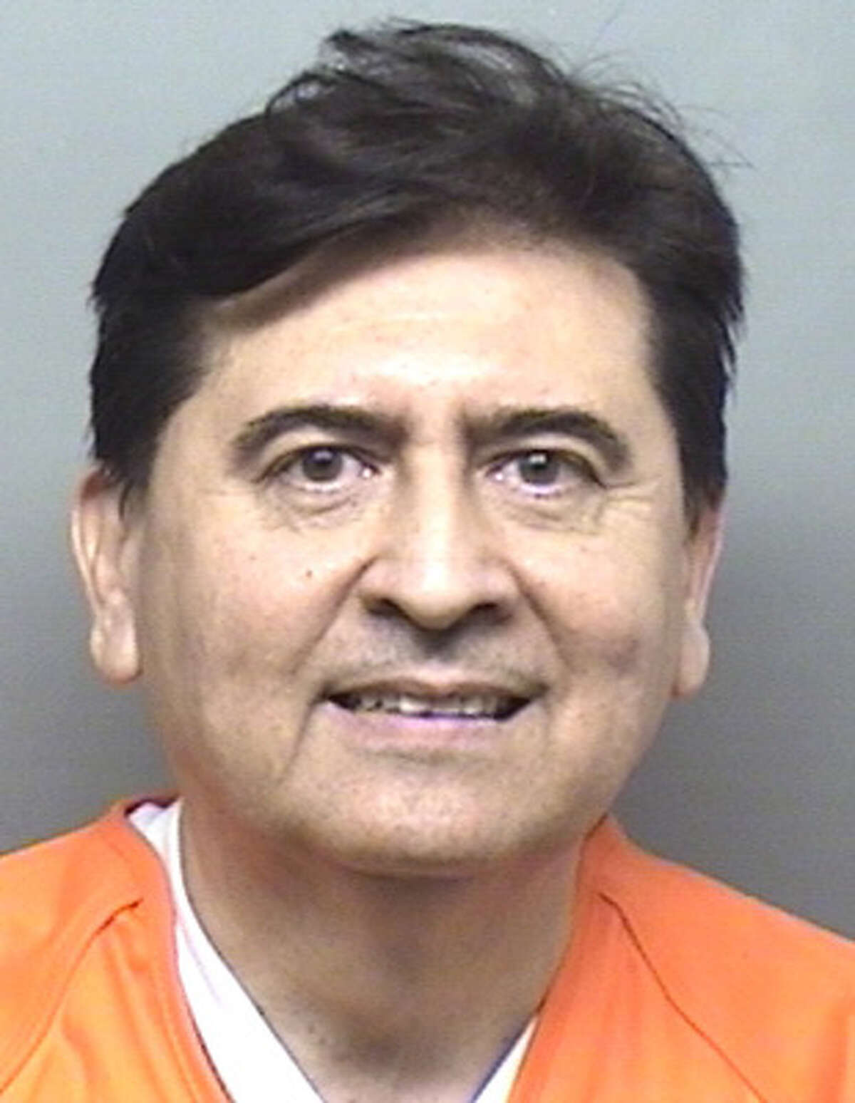 Jesus "Chuy" Garza, Webb County Court at Law II judge, was booked Thursday at the Webb County Jail. He posted a $2,500 bond.
