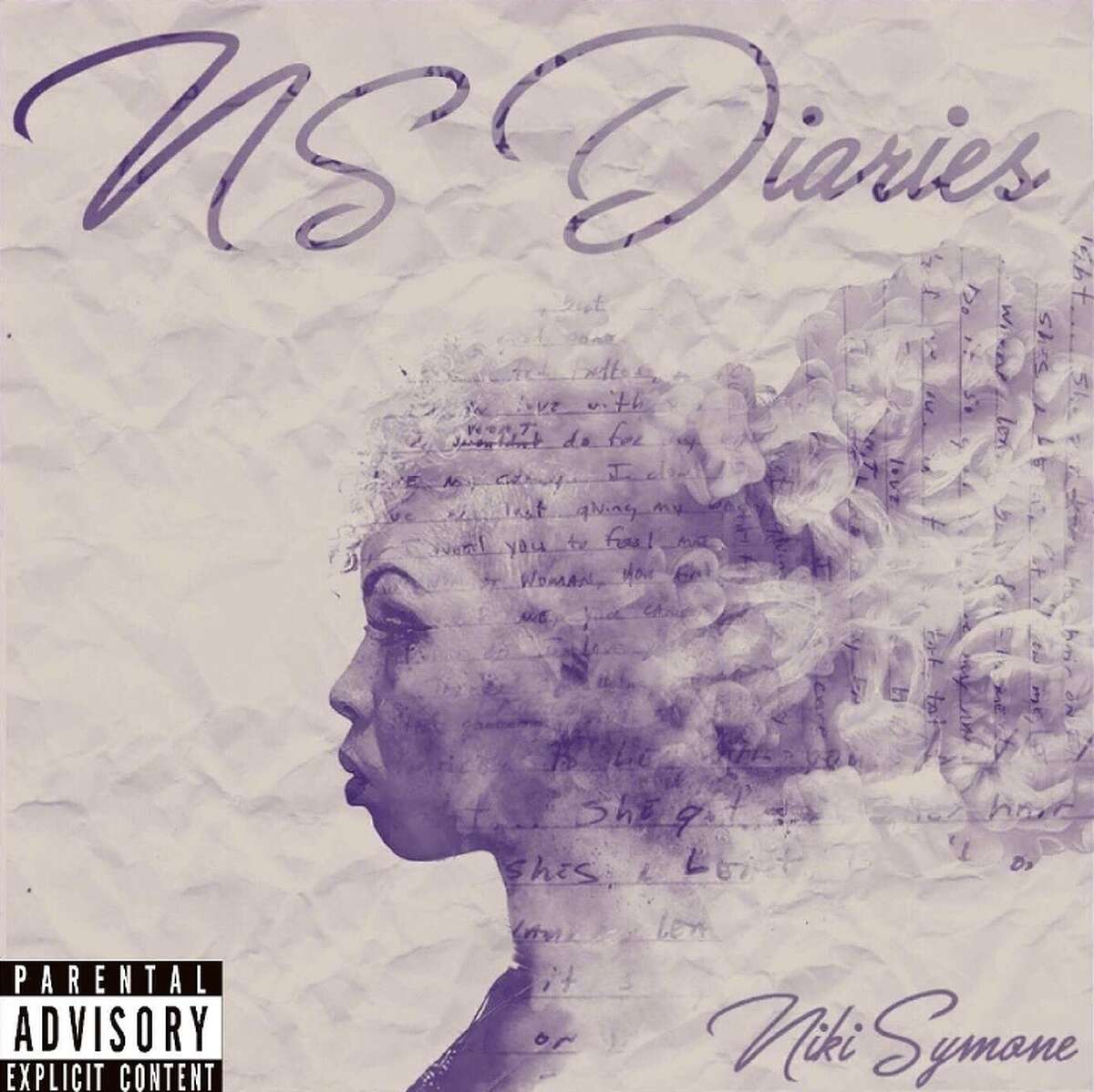 Cover to Niki Symone's debut album, "N.S. Diaries." (Screenshot)