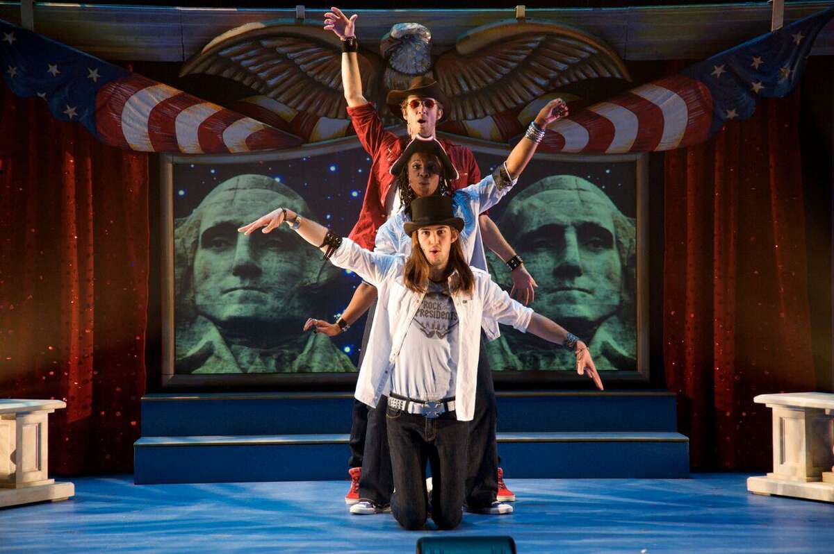 The Arizona-based Childsplay theater brings its “Rock the Presidents” musical to the Quick Center in Fairfield on Sunday, Jan. 22.