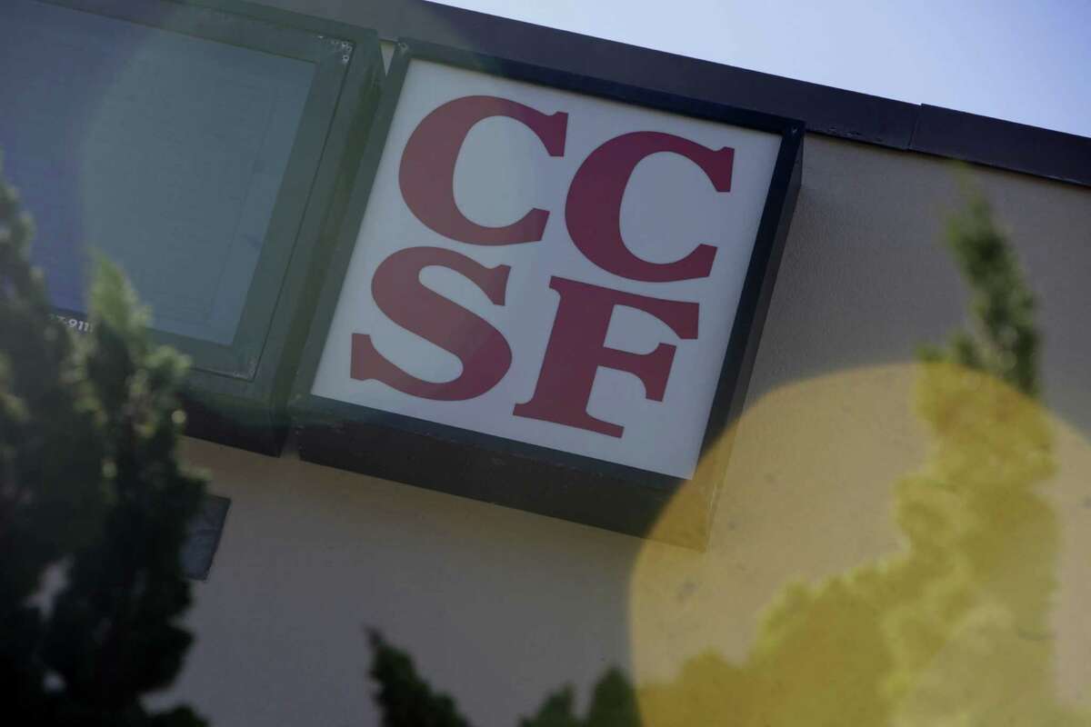 Signage for City College of San Francisco is seen on Smith Hall at the City College of San Francisco Ocean Campus on Monday, November 16, 2015 in San Francisco, Calif.