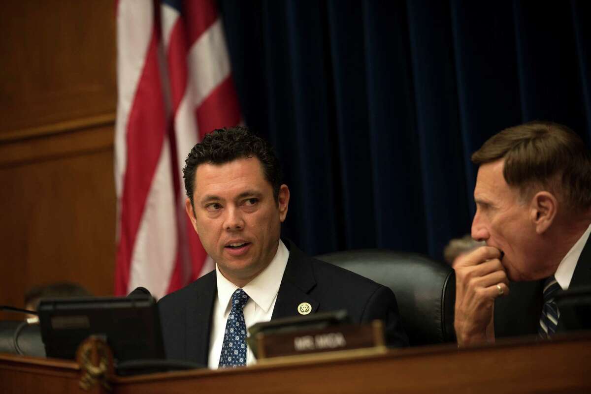 FILE -- Rep. Jason Chaffetz (R-Utah) chairs a hearing on Capitol Hill in Washington, Sept. 21, 2016. In an unusual action against the independent Office of Government Ethics on Jan. 13, Chaffetz accused its director of Â?“blurring the line between public relations and official ethics guidanceÂ?” in his statements on Donald TrumpÂ?’s potential conflicts. (Gabriella Demczuk/The New York Times)