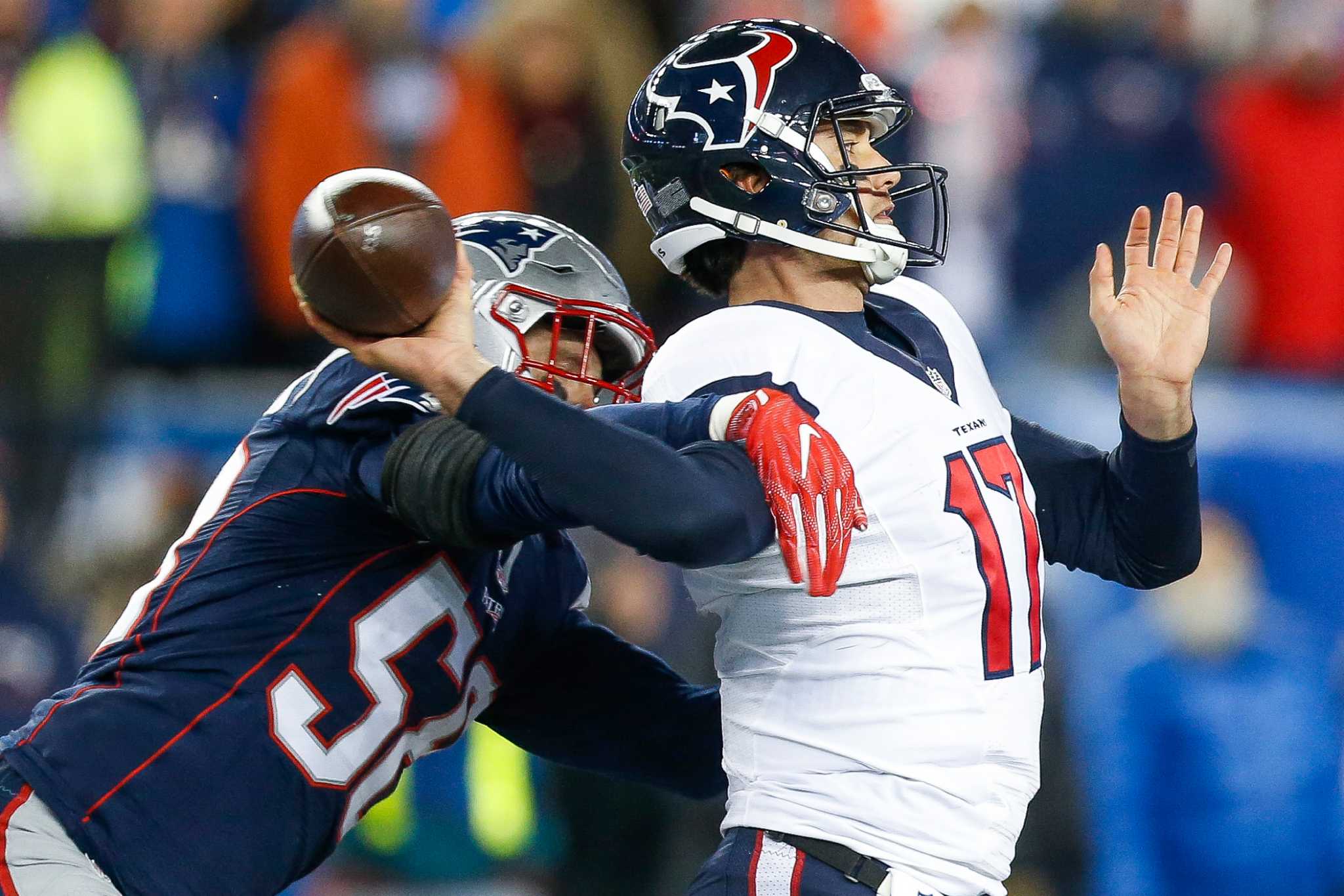 New England Patriots, Tom Brady stumped by Houston Texans in upset