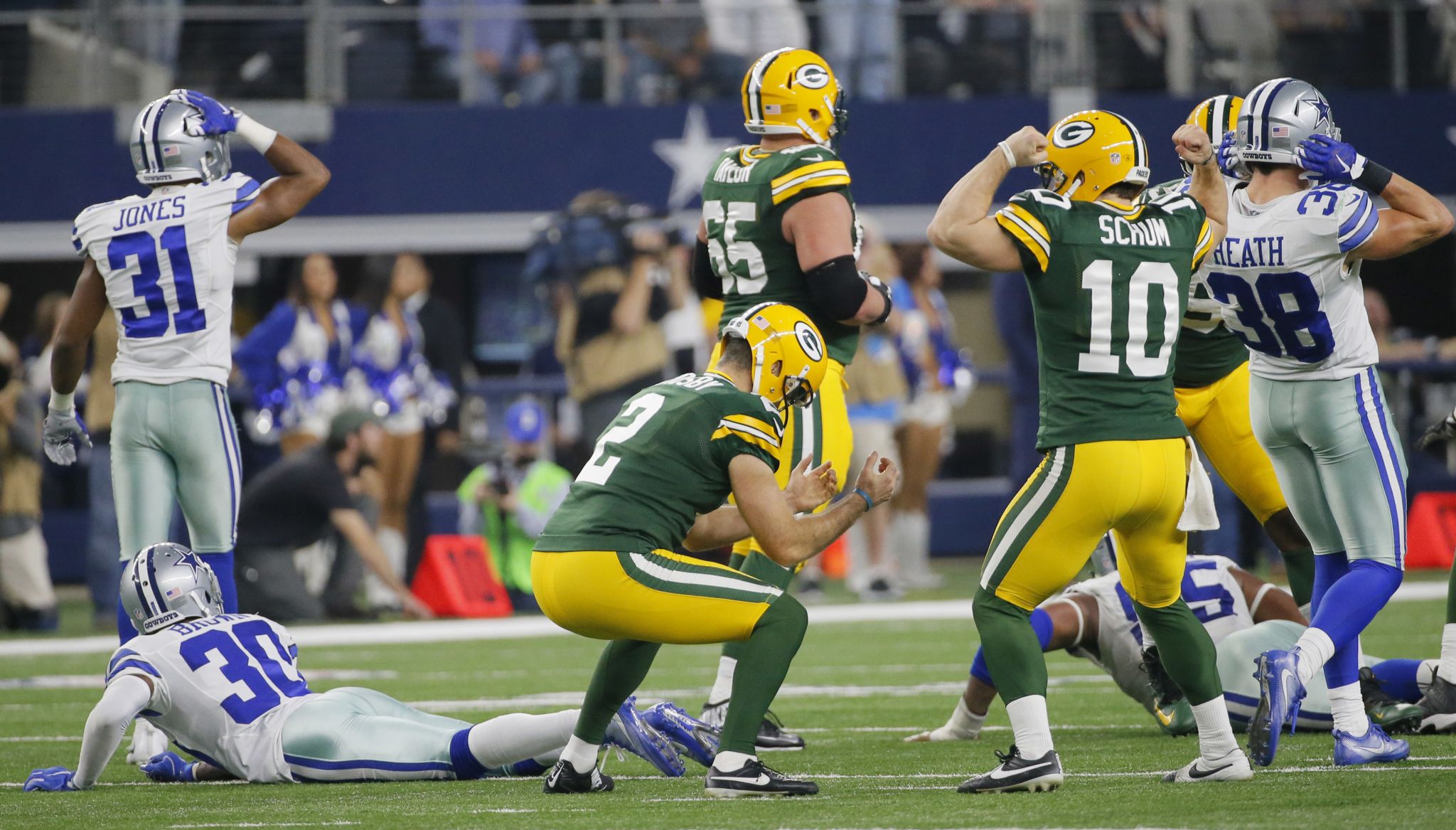 Half Mary? Clutch Rodgers leads Packers past Cowboys 34-31 – The