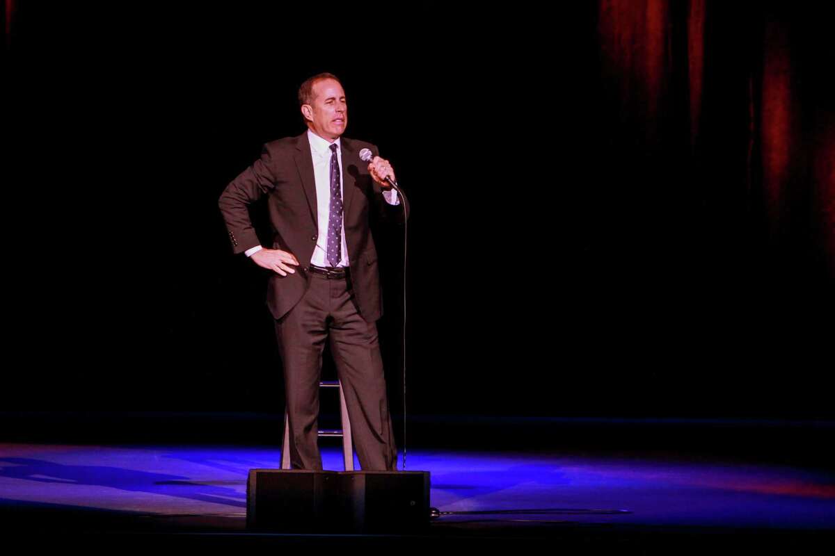 Jerry Seinfeld performing at the Smart Financial Centre. (For the Chronicle/Gary Fountain, January 14, 2017)