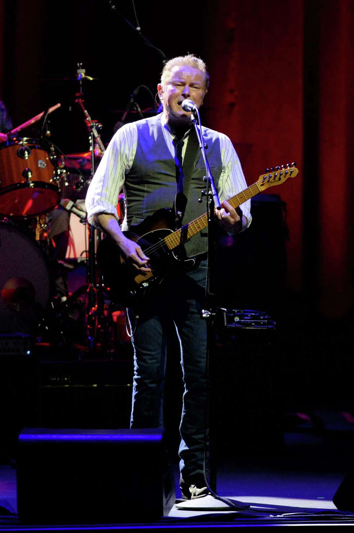 Don Henley performs "Dirty Laundry" at the Smart Financial Centre in Sugar Land on Sunday January 15, 2017 during the venue's opening weekend.
