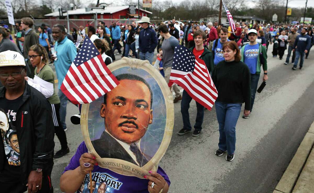 Thousands Take To The Streets In San Antonio's MLK March - One Of The ...