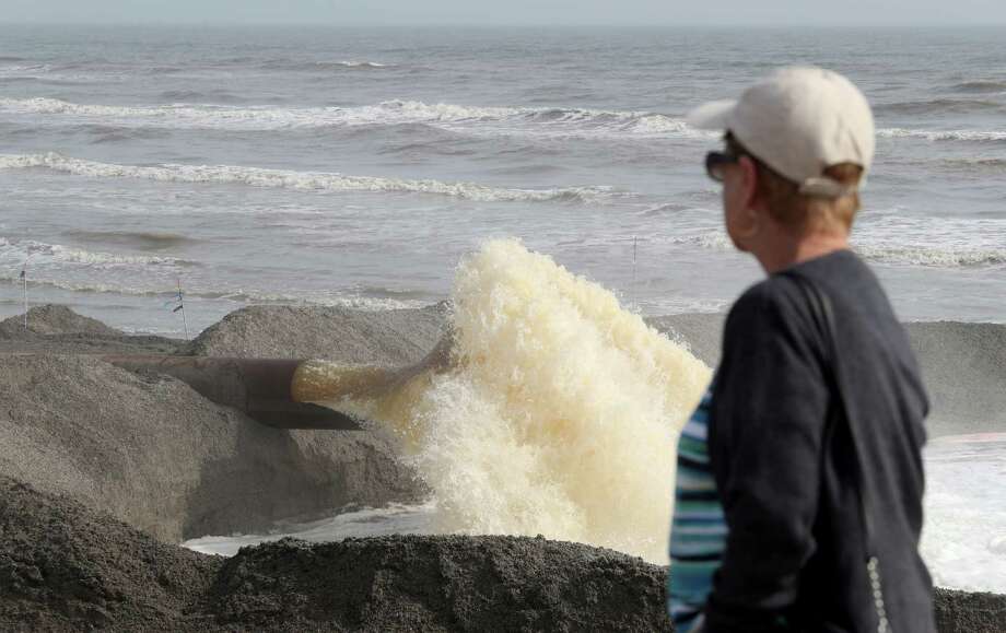 More Ious Beaches Created Along Galveston Seawall Houston Beaches Created Along Galveston Seawall