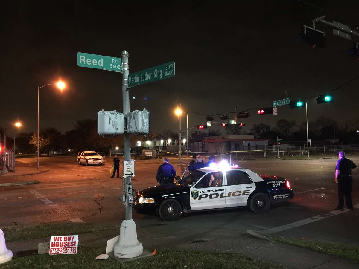 At least two people were shot Monday night along MLK and Reed Road in southeast Houston.
