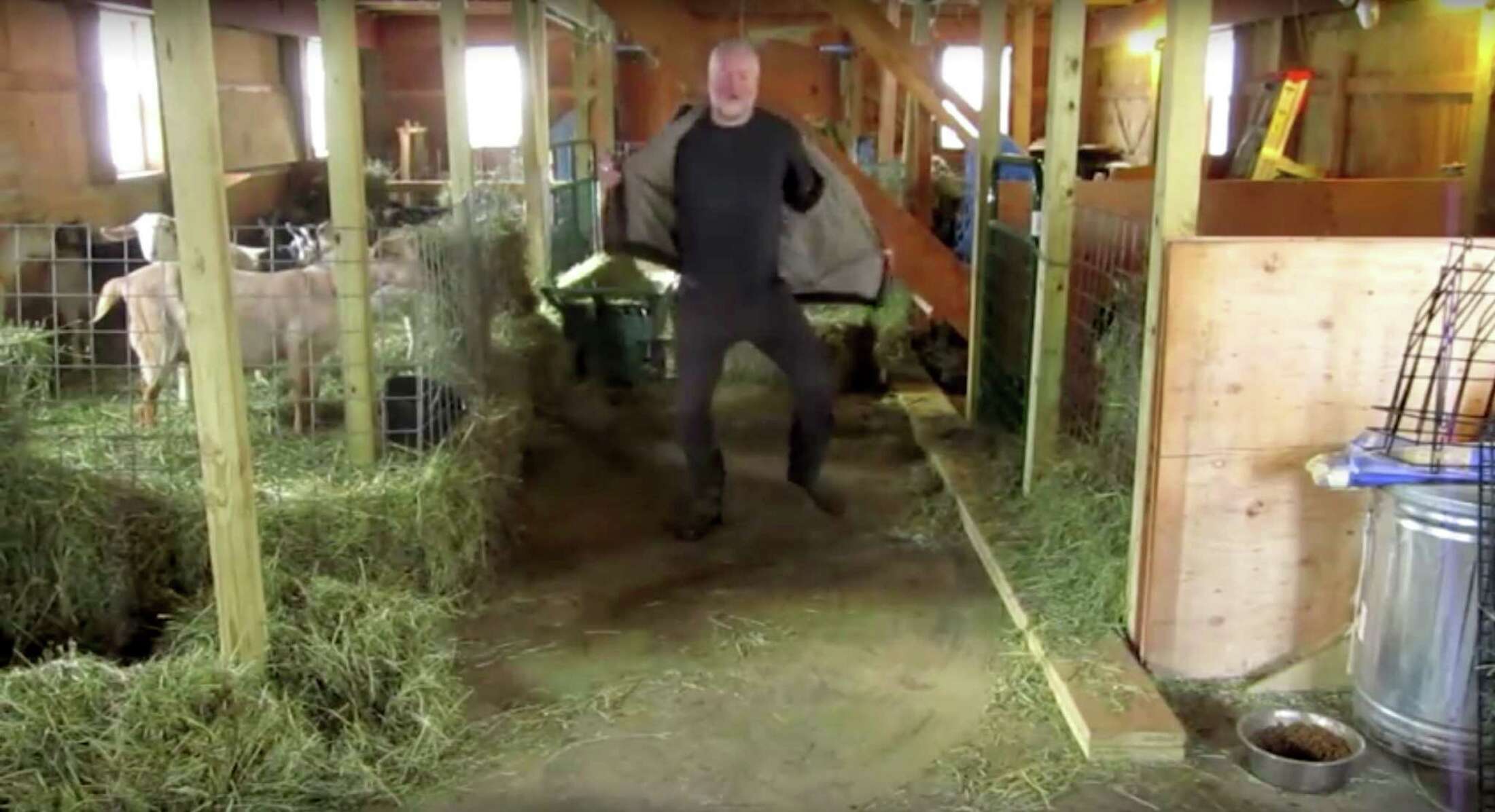 Farm Rave Scene Upstate's dancing farmer appears on 'The Ellen DeGeneres Show'