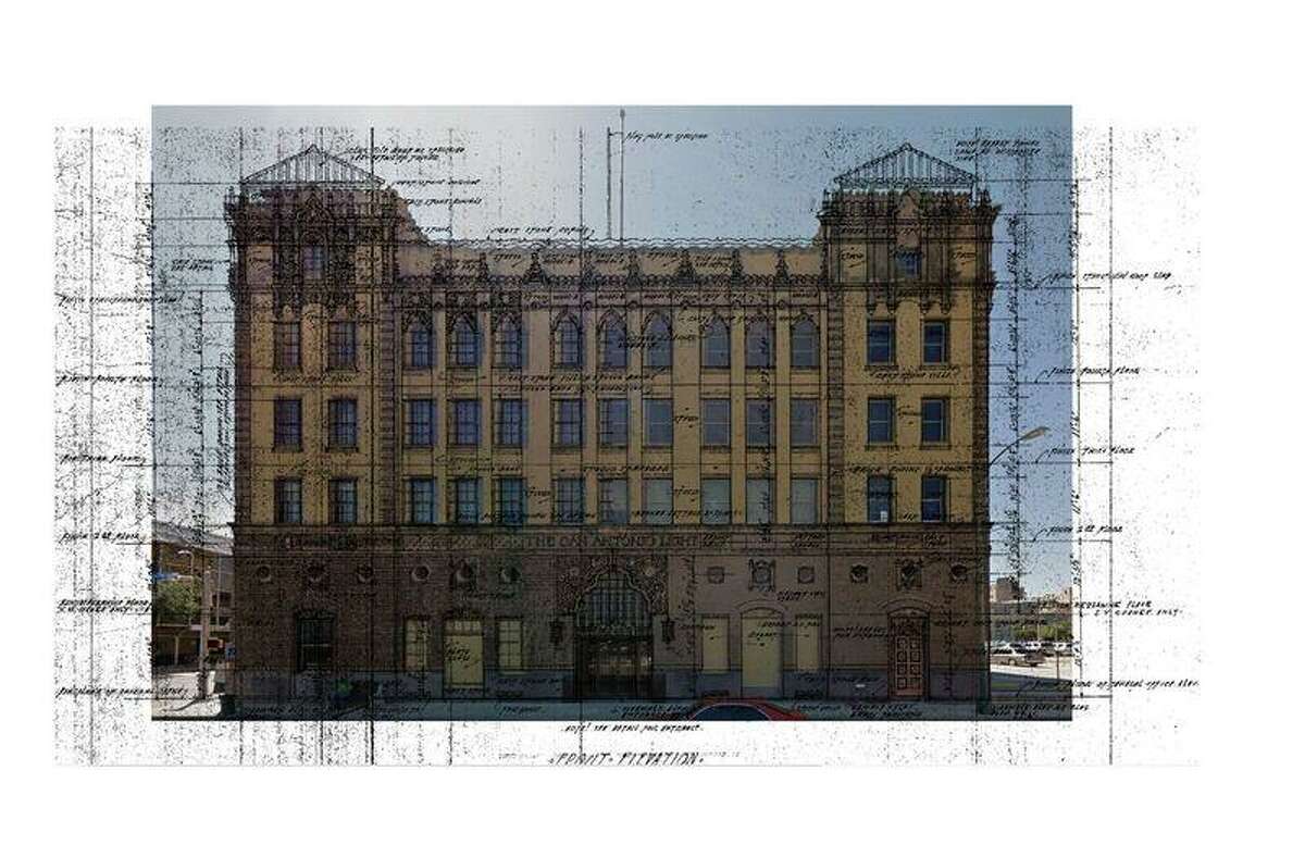 The front elevation of the Light building.