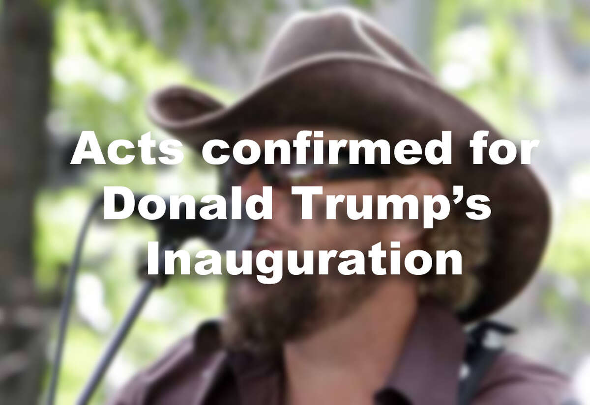 Acts confirmed for Donald Trump's Inauguration