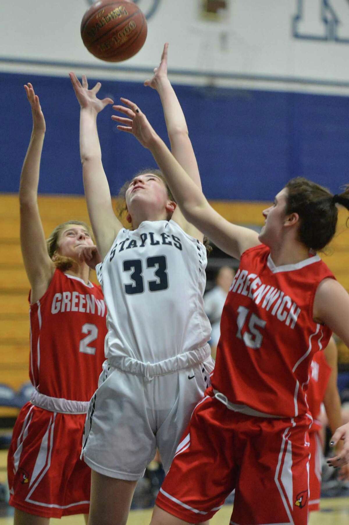 Staples girls basketball storms past Greenwich