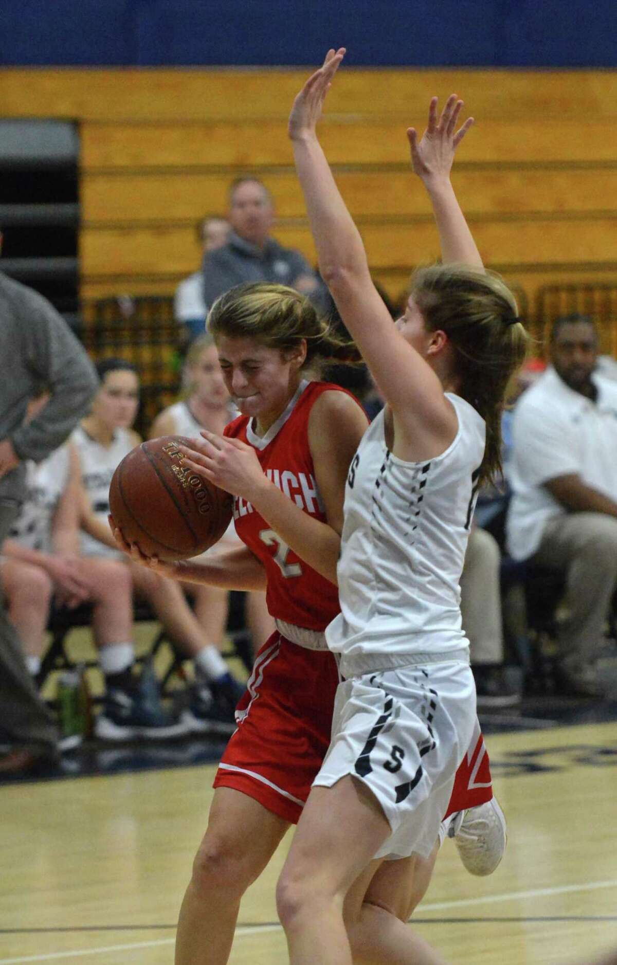 Staples girls basketball storms past Greenwich